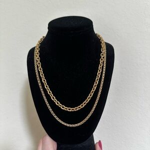 Electric Picks gold filled 2 in 1 layered necklace